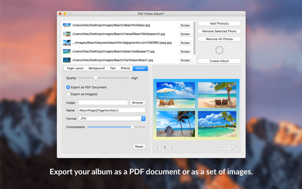 Pdf photo album – convert images to pdf