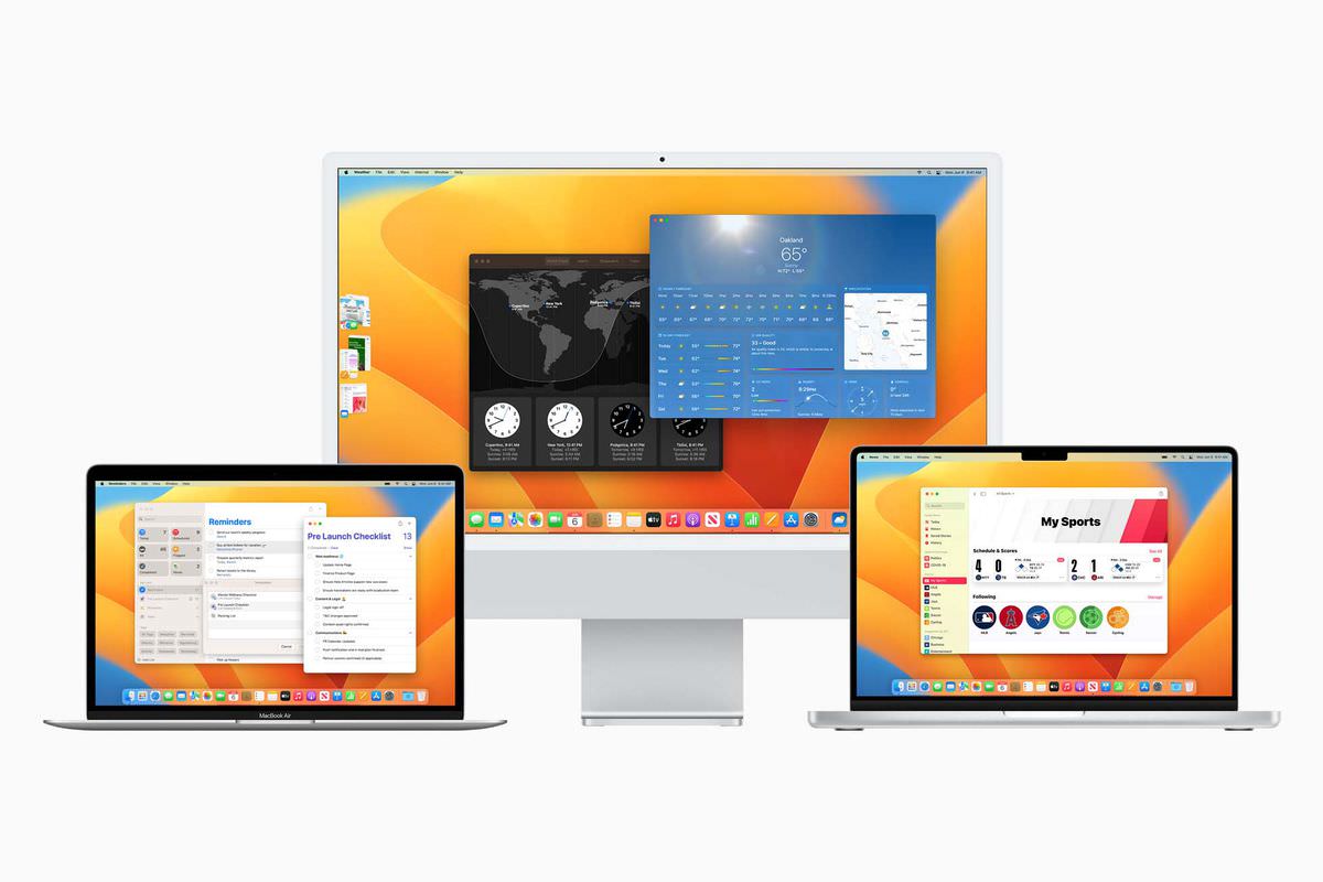 Apple a annoncé macOS Ventura